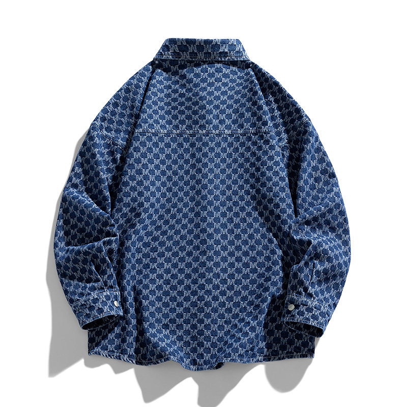 得物白底A工装大口袋立体剪裁衬衫夹克牛仔潮流外套男86078-P88,男装衬衫,电商A005A