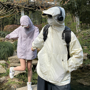 外套皮肤衣T情侣户外防紫外线抗菌冰丝薄款防晒衣服男86015-特P58图片