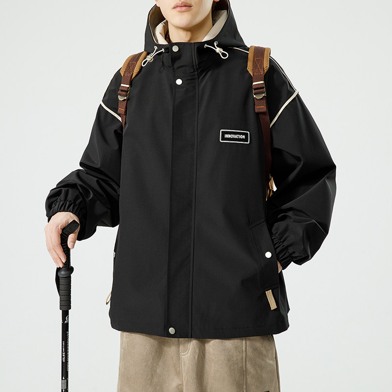 港风日系E工装冲锋衣外套连帽仿风美式机能风夹克JN81017-P88,男装夹克,电商A005A