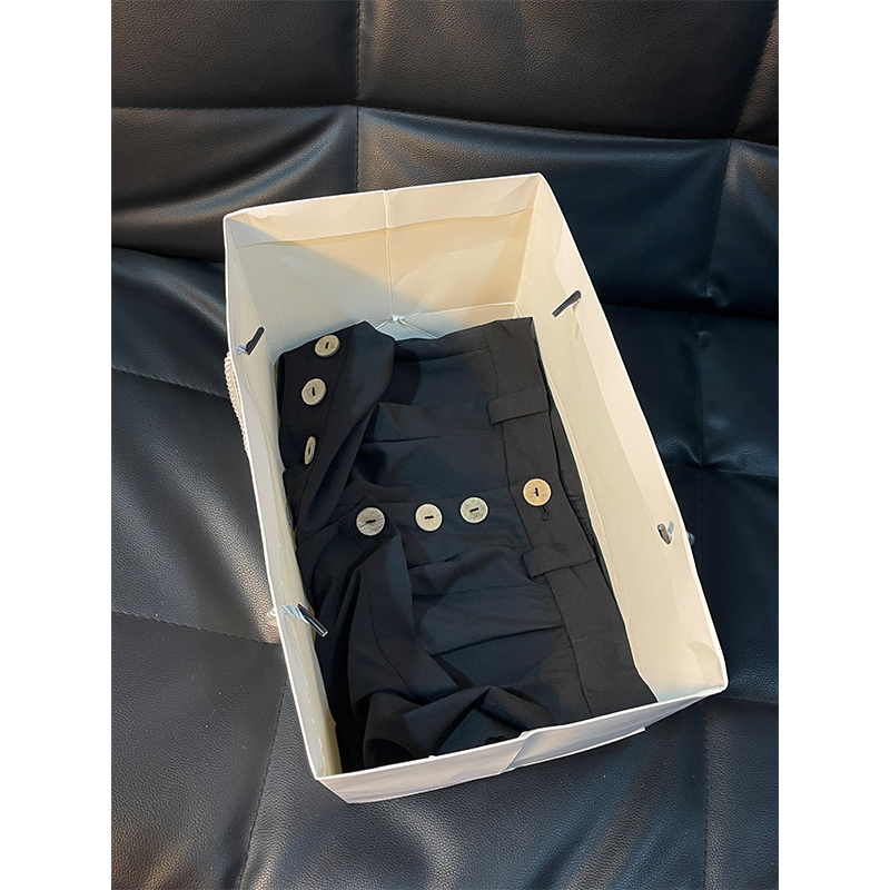 新中式D风原创暗黑小众设计宽松裙裤演出阔腿裤K213-P78控98，男装休闲裤，电商A005A