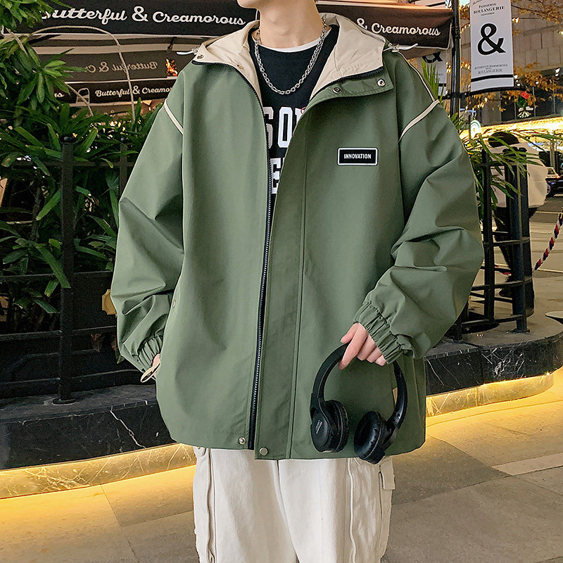 港风B工装冲锋衣外套连帽仿风美式机能风夹克JN81017-P88,男装夹克,电商A005A