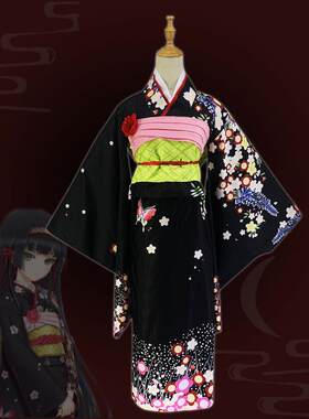 美少女万华镜5莲华cosplay女装和服浴衣动漫cosplay服女全套装
