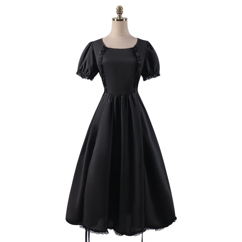 中世纪万圣节哥特式维多利亚时代女士礼服皇后化妆舞会表演cos服