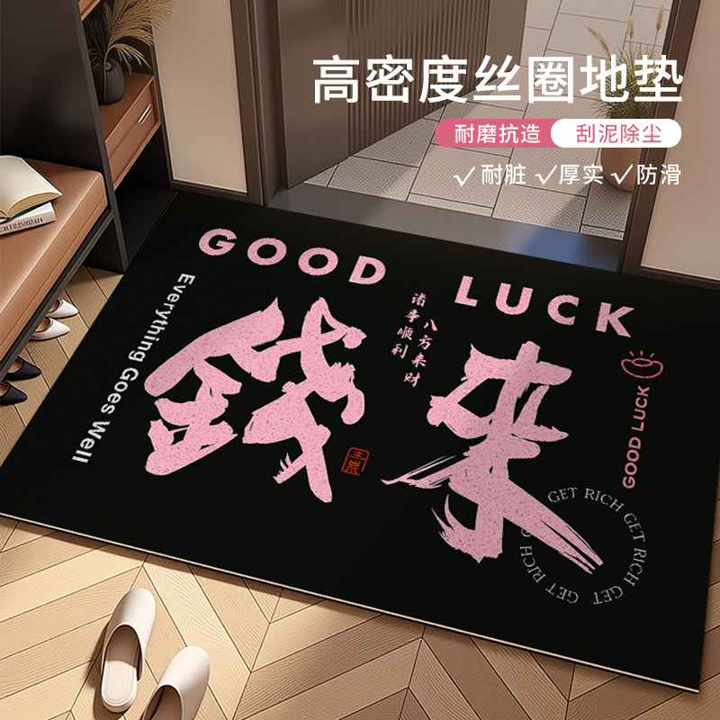 高级感入户地垫玄关进门大门口可裁剪丝圈家用耐脏蹭土免洗地垫,居家布艺,入户地垫,淘宝优惠券,粉丝福利购,淘宝优惠卷