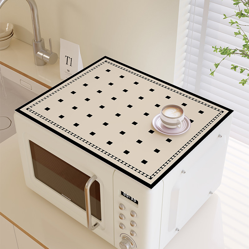 微波炉盖垫烤箱专用防尘罩洗衣机盖垫防水防油防晒冰箱盖布垫子,居家布艺,万能盖巾,淘宝优惠券,粉丝福利购,淘宝优惠卷