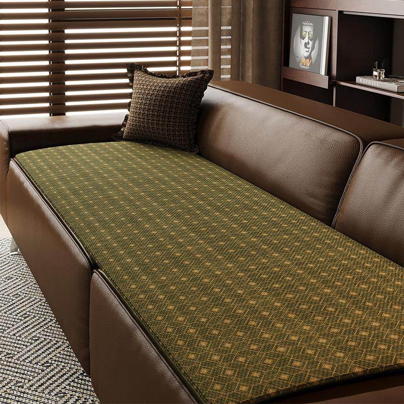 夏季新款高级感沙发垫冰丝凉感坐垫可擦洗防滑沙发盖布盖巾,居家布艺,沙发套,淘宝优惠券,粉丝福利购,淘宝优惠卷