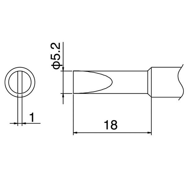 日本原装白光 T18-S3 烙铁咀 烙铁嘴 烙铁头 电烙铁