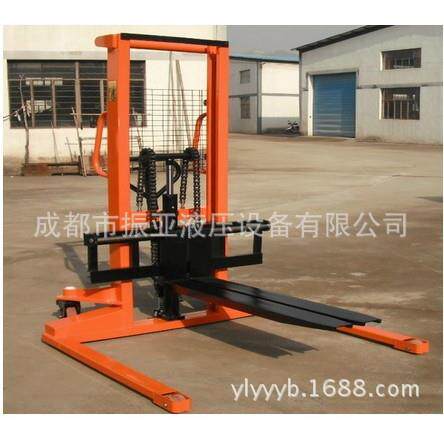 1吨2吨3吨宽支腿手动托盘升高车，加宽手动堆高车，非标液压叉车