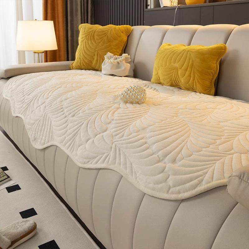 不规则异形沙发垫四季通用防滑冬季短毛绒坐垫子皮沙发盖布靠背巾,居家布艺,沙发套,淘宝优惠券,粉丝福利购,淘宝优惠卷