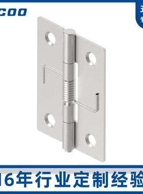 斯科B2221-6锌合金新中式防盗门风合页铰链锁芯镜面抛光铰链
