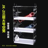 kal加卡亚克力仓鼠笼抽屉管道笼单双三层透明别墅金丝熊笼子