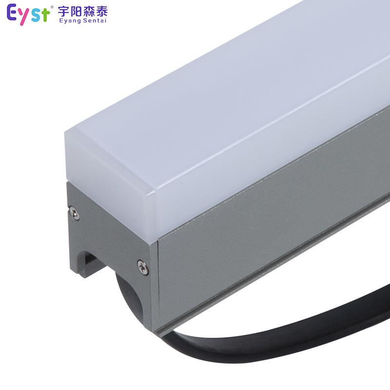 无缝对接线条灯全彩轮廓灯像素灯8段16段PC罩线条灯RGBW楼体亮化