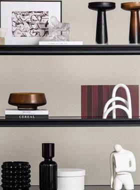 艺贝子现代轻奢书房书柜家装饰品花瓶办公室客厅样品房创意摆件