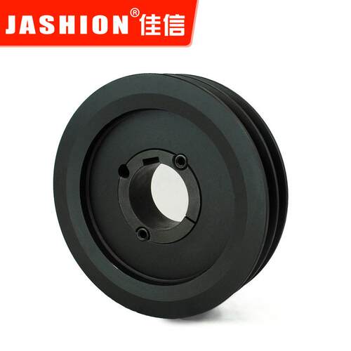 JASHION 欧标锥套式皮带轮SPZ125-02铸铁三角皮带盘1610锥套