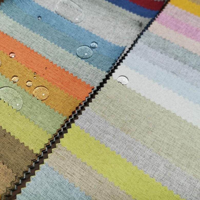 2.8米宽亚麻沙发布料防水棉麻桌布墙布软包阻燃面料遮光窗帘布料