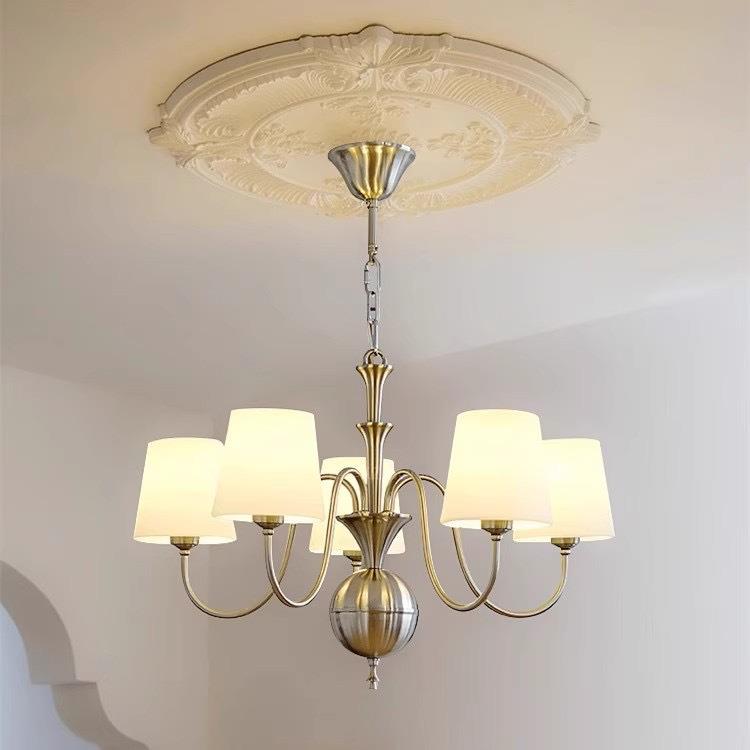 法式中古北欧设计师灯具复古风简约美式餐厅书房客厅主灯卧室吊灯