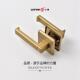 有框极窄玻璃门铝合金执手锁16 18型材金色黑色氧化铝把手