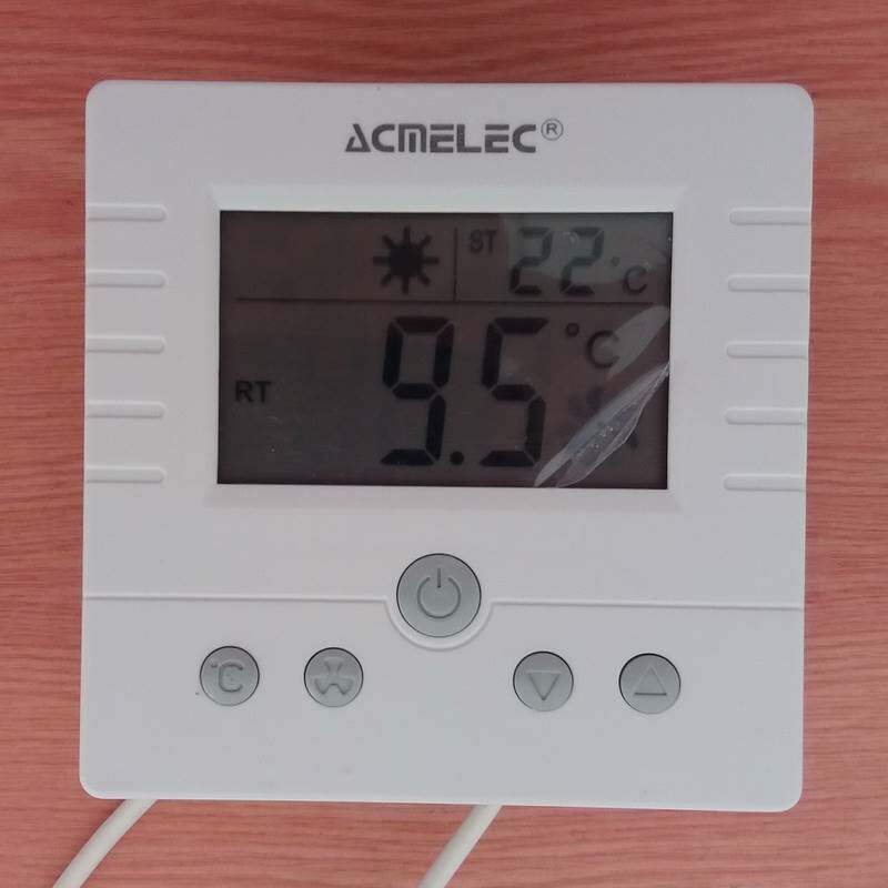 中央空调线控器液晶温控器风机盘管三速开关控制面板空调线控器