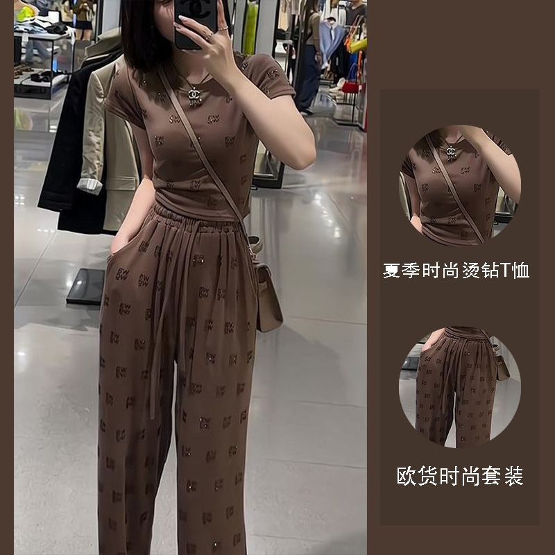 高级感休闲运动套装女夏