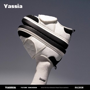 亚束情侣百搭拖鞋可外穿厚底2026年秋冬季新款时尚居家高级感棉鞋