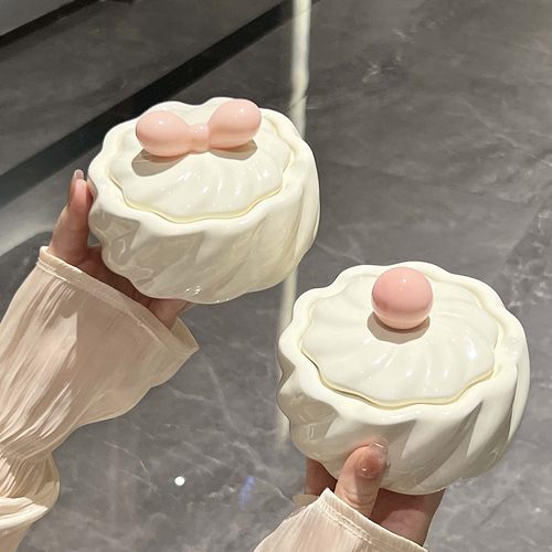 陶瓷家用烟灰缸办公室烟缸高级感