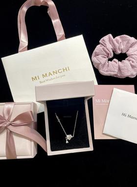 999足银爱心项链轻奢小众女款2025新款高级感纯银生日礼物情人节