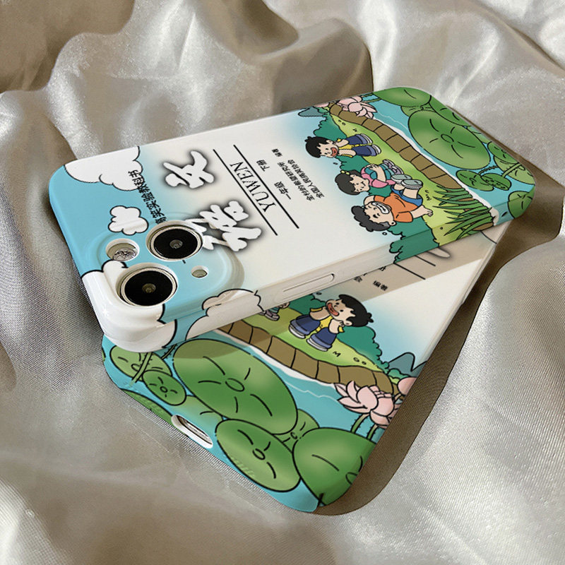 菲林a96/a72/a5可爱卡通oppoa97恶搞语文书情侣gt全包硬壳a58x男女款