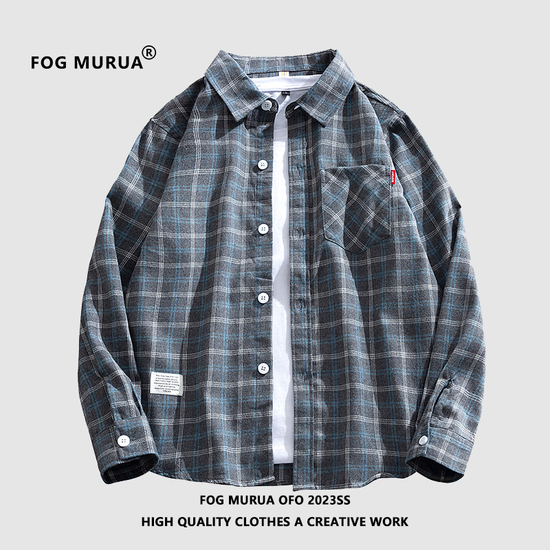 fogmurua长袖衬衫FOGMURUA