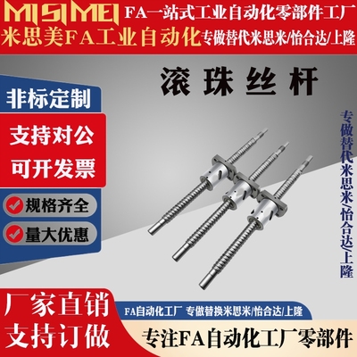 米思米 C-TBSE TBSB0802 1002 1004 1505 1516 1520 3210滚珠丝杆
