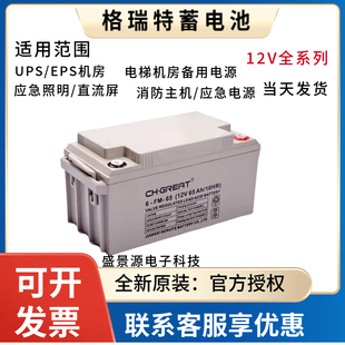 CH.GREAT格瑞特蓄电池6 12V40AH120AH100AH65AH24AH7 GFM