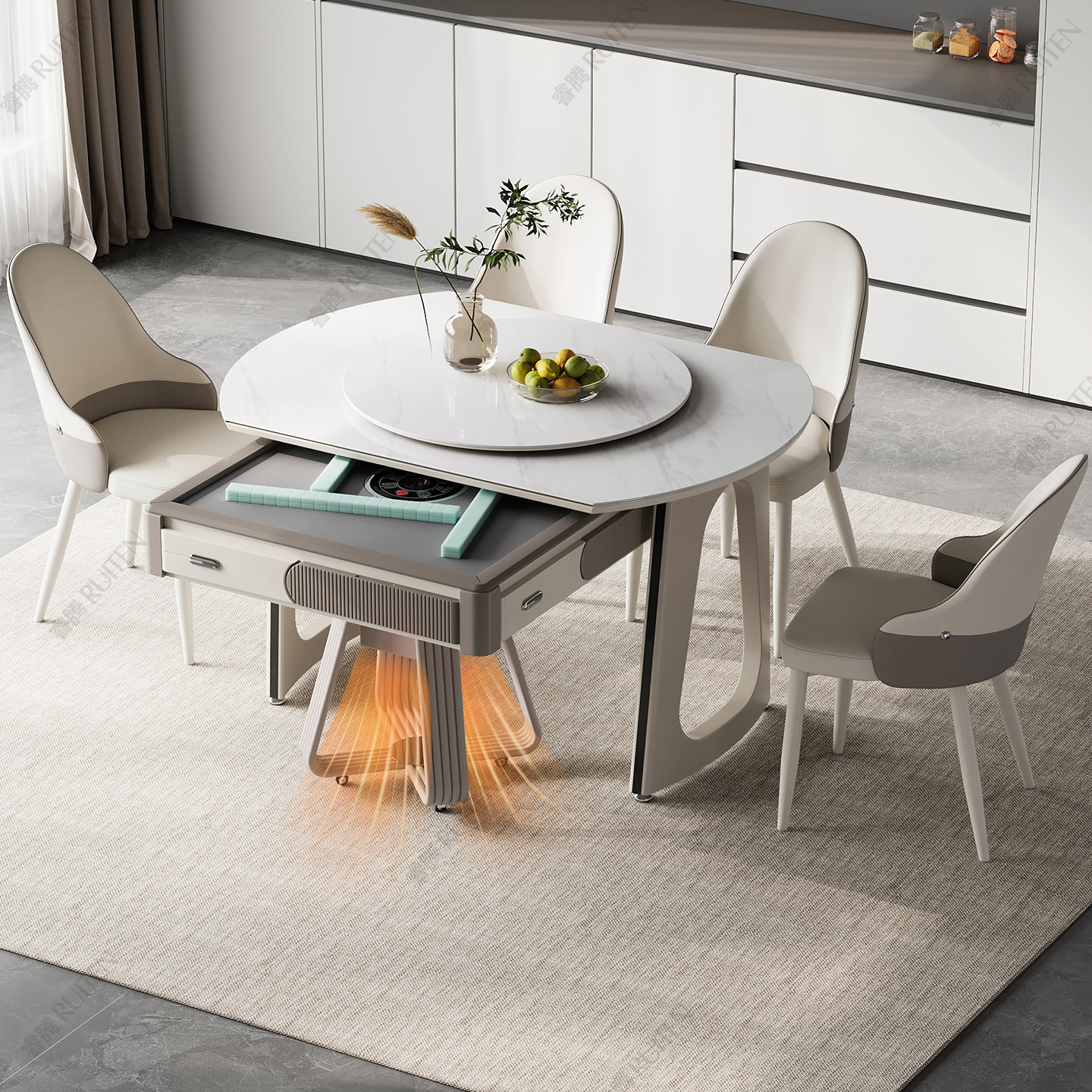 睿腾正品岛台麻将机全自动家用