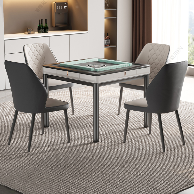 睿腾正品一键降噪低音麻将机全自动家用麻将桌餐桌两用一体棋牌室