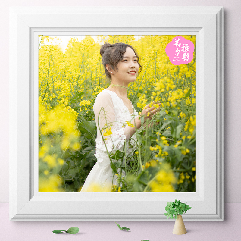 Canon EOS 5D Mark IV拍摄花田美女RAW原图PS后期调色练习素材