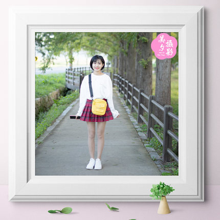 Canon EOS 6D Mark II拍摄公园短发美女RAW原图PS后期修图素材