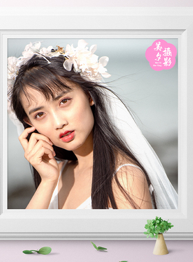 NIKON D810拍摄北海旅拍美女人像RAW原图PS后期修图调色练习素材