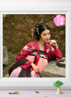 NIKON D810拍摄户外古风美女人像RAW原图PS后期修图调色练习素材