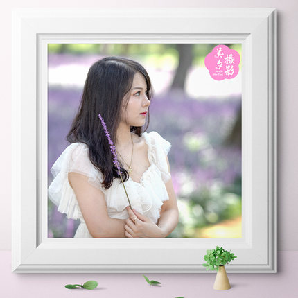 Canon EOS 6D Mark II 拍摄户外薰衣草美女RAW原图PS后期练习素材