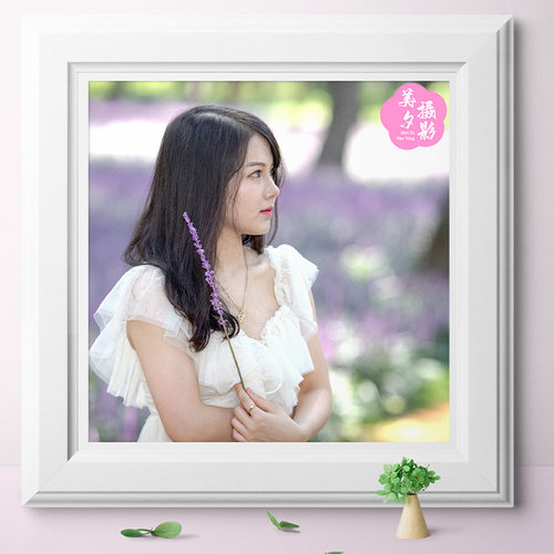 Canon EOS 6D Mark II 拍摄户外薰衣草美女RAW原图PS后期练习素材