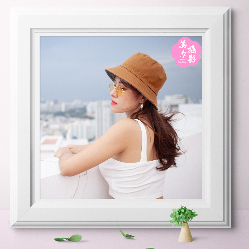 Canon EOS 5D Mark II拍摄天台美女RAW原图PS后期调色练习素材