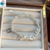 足银999五帝钱盘缠纯银手链平安喜乐手串新中式 国风礼物