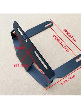 九号机械师M90/110pC90F90直上车牌托架支架延长架牌照加厚支架