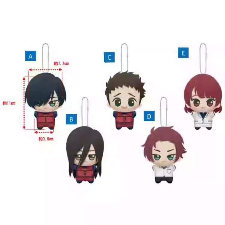 现货 万代 眼镜厂 蓝色监狱 努努 毛绒玩偶 挂件周边 vol5