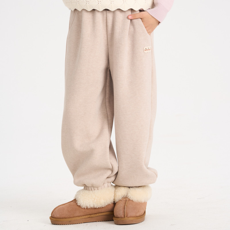 多多一上冬季新款女小童加绒卫裤童装百搭女孩松紧脚口针织裤冬,童装/婴儿装/亲子装,裤子,淘宝优惠券,粉丝福利购,淘宝优惠卷