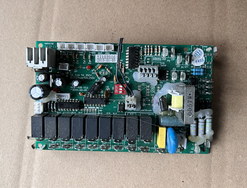 适用扬子空气能电脑板主板YZ103016控制板RE5P-535 V3.2