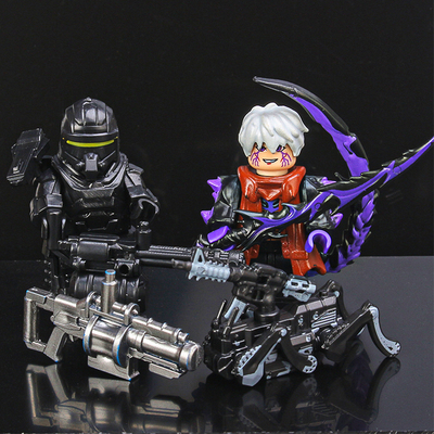 地铁逃生动力机甲和平精英弗拉迪尾刺积木人仔适用乐高玩具机器狗