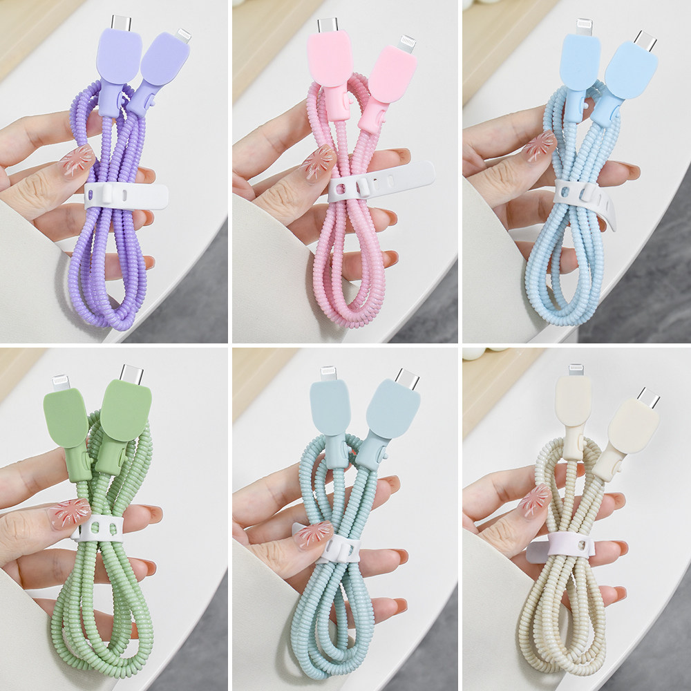 适用安卓iOS充电器数据线保护套