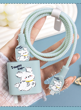 适用于67WOPPOReno13Pro充电器保护套真我GTNeo6se/GT6数据线缠绕线套OPPOFindx8/真我14Pro+防断裂修复神器