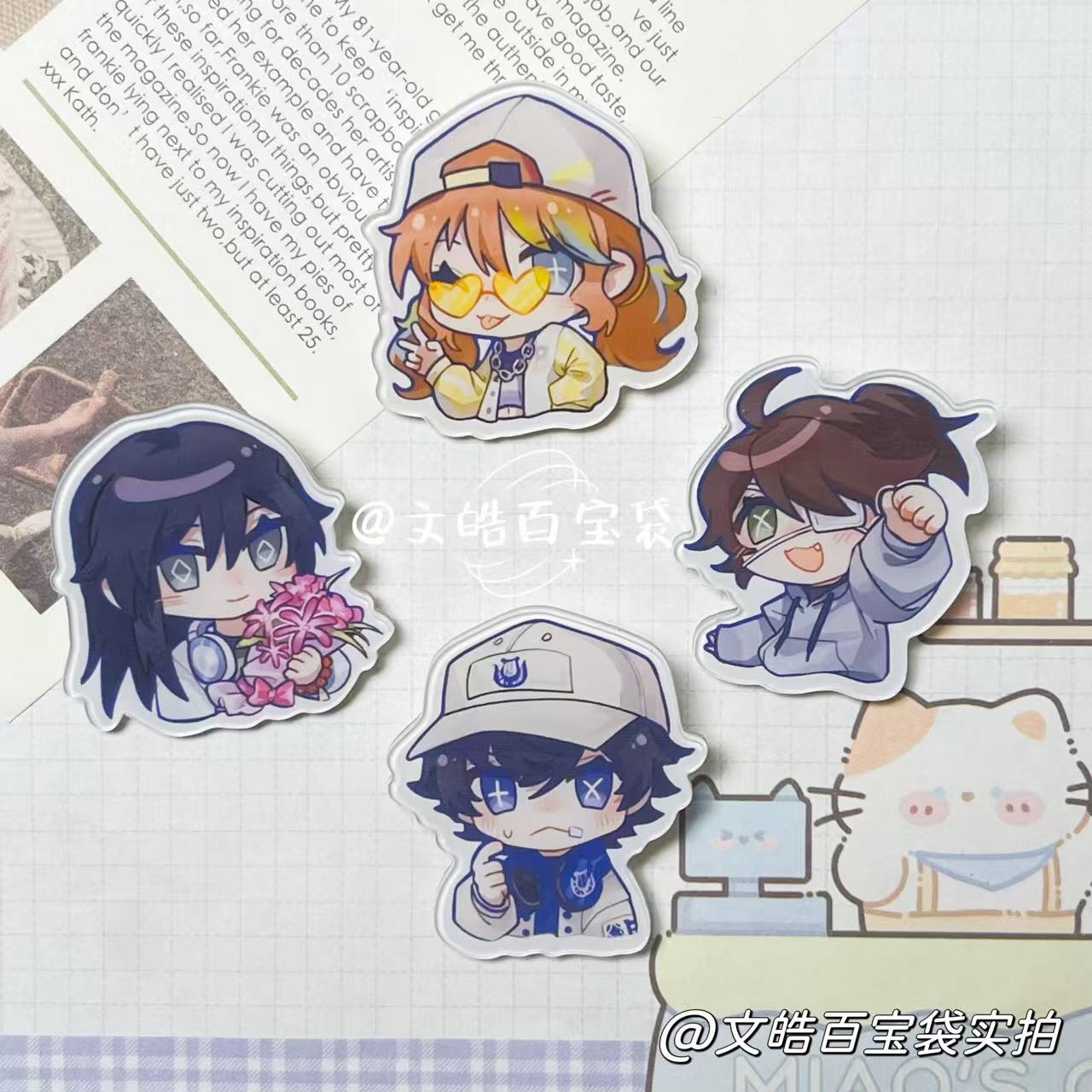 第五人格战队胸针学生书包挂件