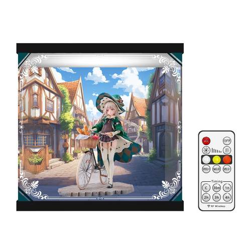 街道魔女手办主题展示盒