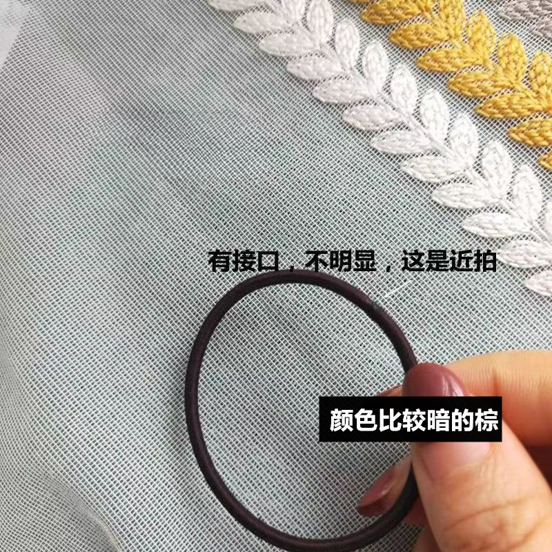 韩版自留细款皮筋黑发圈